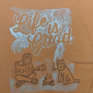 Orange Life Is Good TShirt